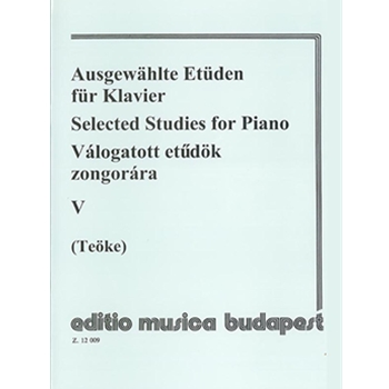 SELECTED STUDIES Vol.5 for Piano