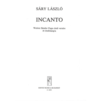 Incanto to a poem by S. Weores for 5 voices