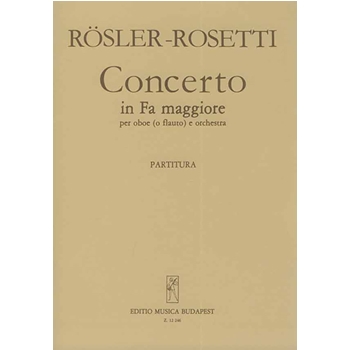 Concerto in Fa maggiore per oboe (o flauto) e orchestra