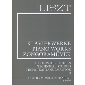 Technical Studies Vol. II Liszt, Works for Piano Solo, Supplementary vol. 2