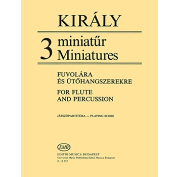 3 Miniatures for flute and percussion