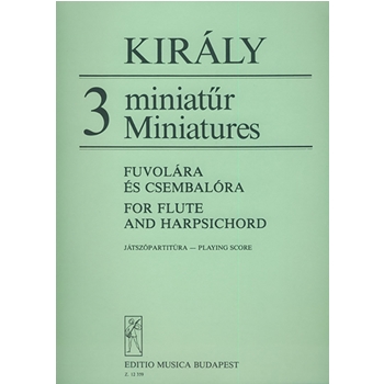 3 Miniatures for flute and harpsichord