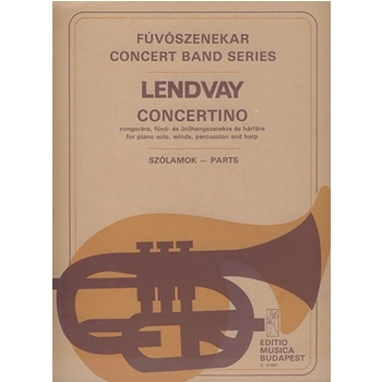 Concertino for piano solo, winds, percussion and harp