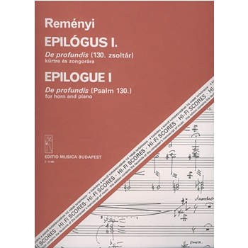 Epilogue I De profundis (Psalm 130) for horn and piano