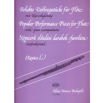 POPULAR PERFORMANCE PIECES for flute with piano accompaniment