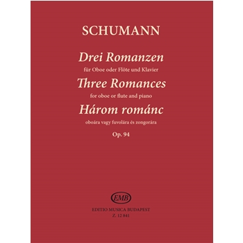 Three Romances for oboe or flute and piano