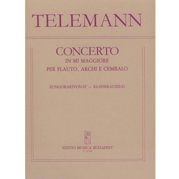 Concerto in mi maggiore per flauto, archi e cembalo