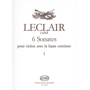 6 Sonatas Vol.1 for violin and basso continuo