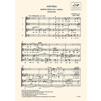 Audi filia Motetta festiva de S. Caecilia (Graduale)