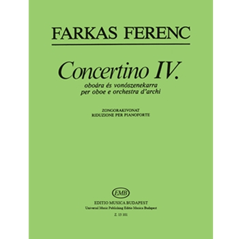 Concertino IV. for oboe and string orchestra