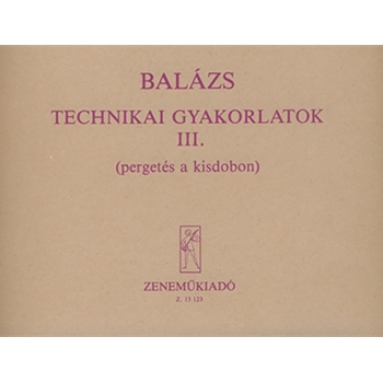 Technical Studies Vol.3 for snare drum
