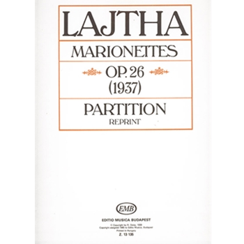 Marionettes Suite for flute, violin, viola, violoncello and harp