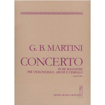 Concerto in re maggiore per violoncello, archi e cembalo
