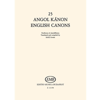 25 ENGLISH CANONS