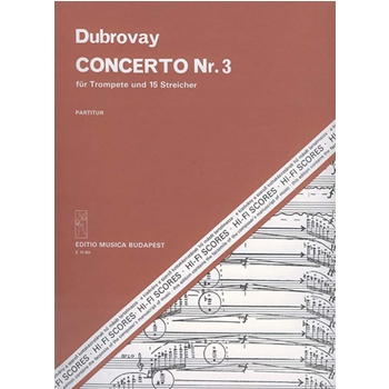Concerto No. 3 for trumpet and 15 strings