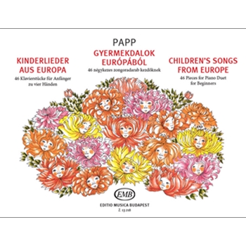 Children's Songs from Europe 46 Pieces for piano duet for beginners