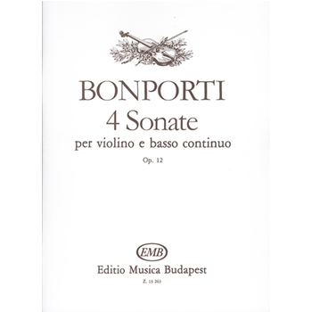 4 Sonate per violino e basso continuo No. 3, 4, 6, 9