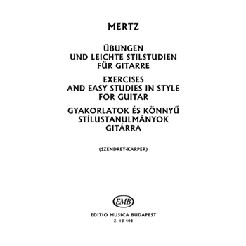 Exercises and Easy Studies in Style for Guitar