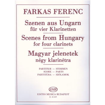 Scenes from Hungary for four clarinets
