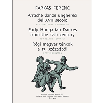 Early Hungarian Dances from the 17th Century for four clarinets