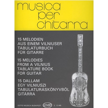 15 Melodies from a Vilnius Tabulature Book