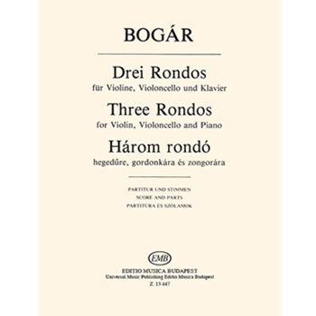 Three Rondos for violin, violoncello and piano