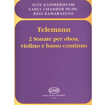 2 sonate per oboa, violino e basso continuo