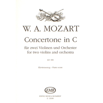 Concertone in C for two violins and orchestra K. 190