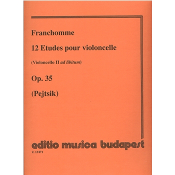 12 Etudes (violoncello II ad lib.)