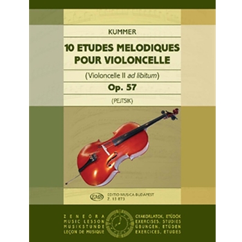 10 etudes melodiques (violoncello II ad lib.)