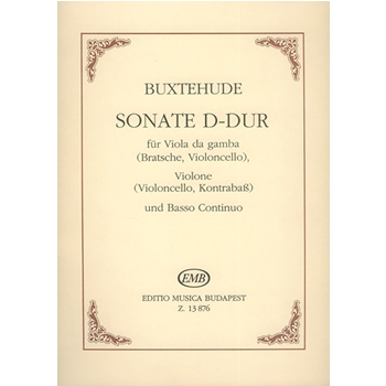 Sonate D-Dur fur Viola da gamba (Bratsche, Violoncello), Violone (Violoncello, Kontrabass) und Basso Continuo
