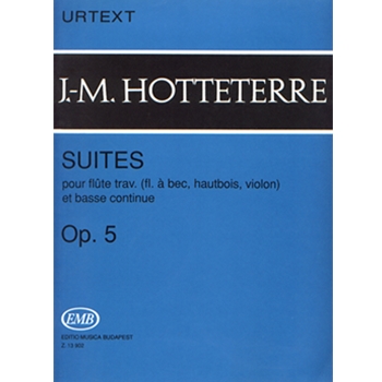Suites pour flute trav. (flute a bec, hautbois, violon) e basse continue