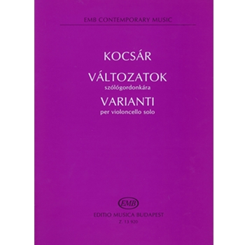 Varianti per violoncello solo
