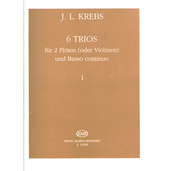 6 Trios fur 2 Floten (oder Violinen) und Basso Continuo Vol.1