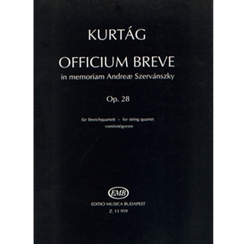 Officium Breve in memoriam Andreae Szervanszky