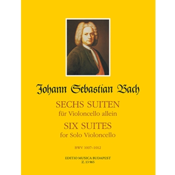 Six Suites BWV 1007-1012