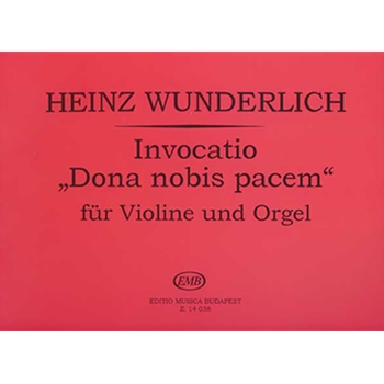 Invocatio Dona nobis pacem for violin and organ