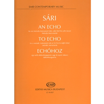 To Echo for a melodic instrument solo or for five to eight (nine) melodic instruments