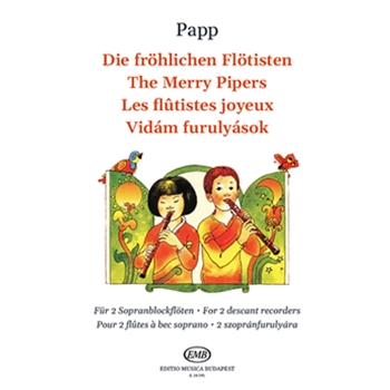 The Merry Pipers 55 easy duets for descant recorders