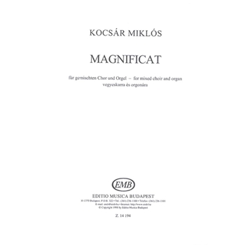 Magnificat for mixed choir and organ