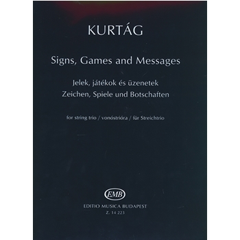 Signs, Games and Messages for string trio