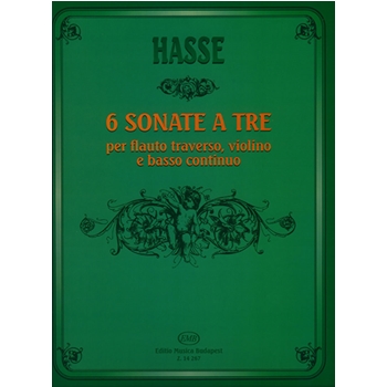 6 Sonate a tre per flauto traverso, violino e basso continuo