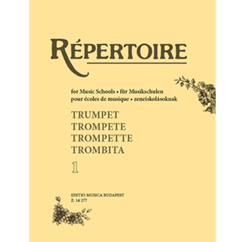 Repertoire for Music Schools - Trumpet Vol.1.