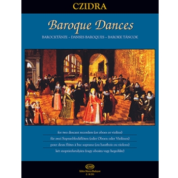 Baroque Dances for two descant recorders (or oboes or violins)
