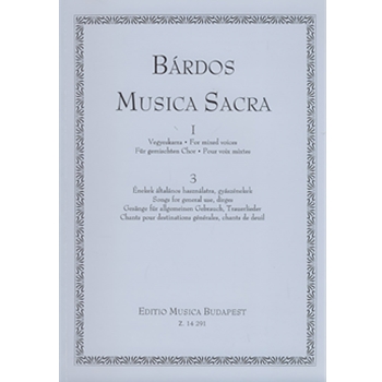 Musica Sacra for mixed voices Vol.I/3 Songs for general use, dirges