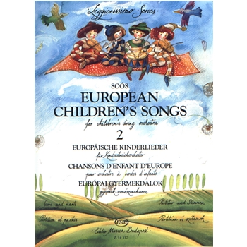 European Children's Songs for children's string orchestra (first position) Vol.2