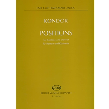Positions for baritone and clarinet on poems by Albert Ehrenstein and Anonymus (XVI. c.)