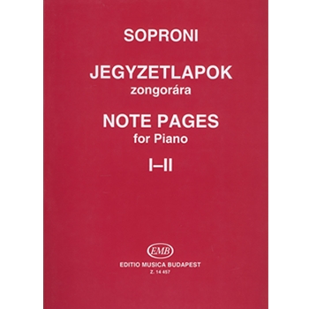 Note Pages for piano Vol.I-II