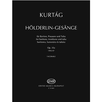 Holderlin-Gesange for baritone, trombone and tuba (1993-1997)
