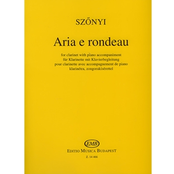 Aria e rondeau for clarinet with piano accompaniment